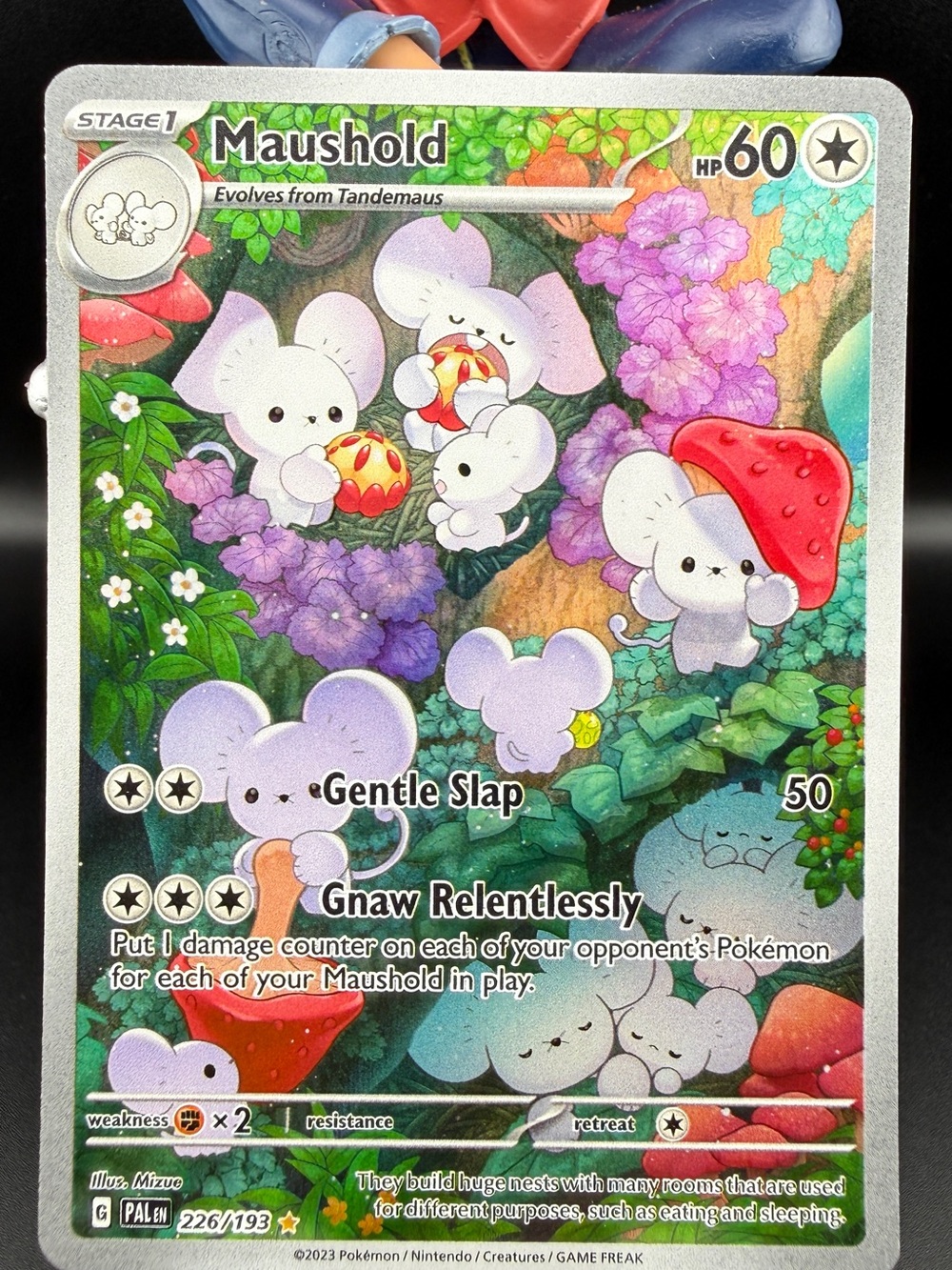 Maushold Holo 226/193 Illustration Rare Paldea Evolved Pokemon NM